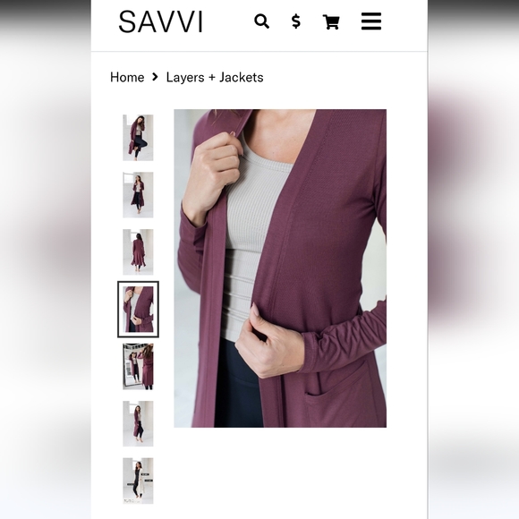 Savvi Duster Knit Cardigan - Picture 5 of 16